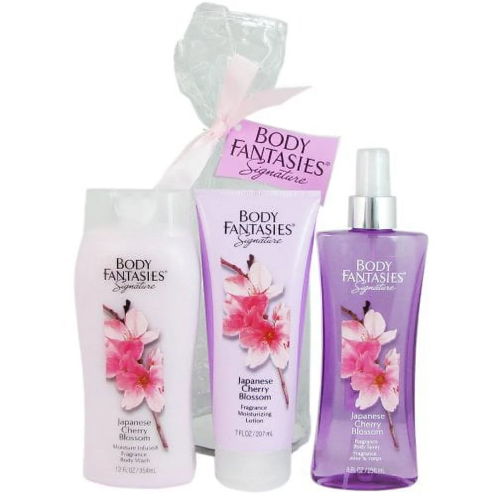 Japanese Cherry Blossom 3 Piece Gift Set S874308