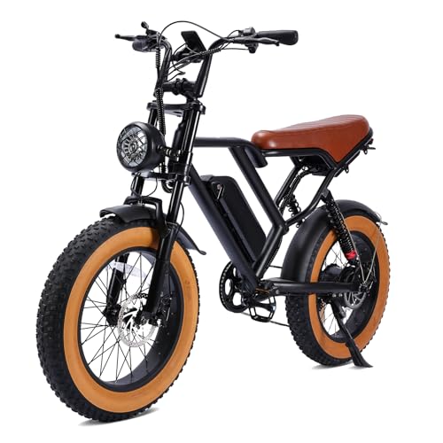 1000W 20" Fat Tire 48V 17.5AH Removable Battery Electric Bike D412524