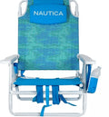 5-Position Lay Flat Portable Beach Backpack Chair K430723