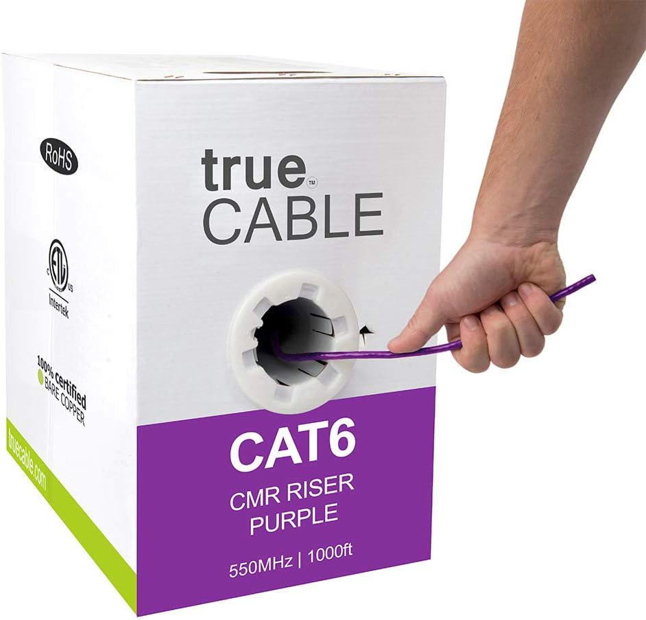 Green 1000ft Cat6 Riser Bulk Ethernet Cable E389527