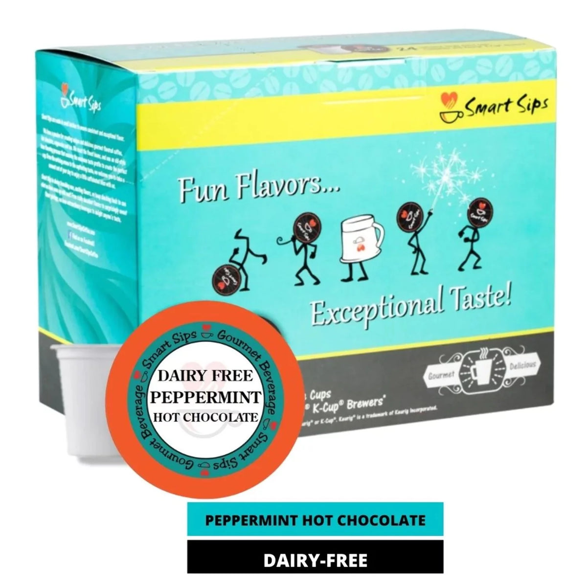 Dairy-Free Peppermint Hot Chocolate Pods T80239