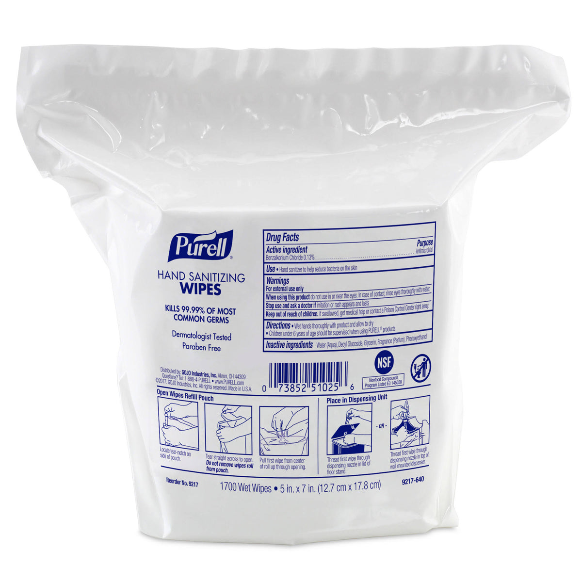 Hand Sanitizing Wipes, Fresh Citrus Scent, 1700 Wipes H578