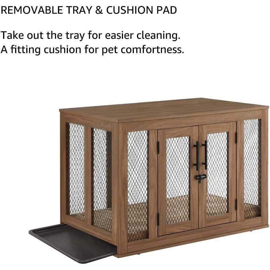 Furniture Style Dog Crate with Tray F100839