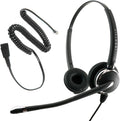Noise Cancelling Binaural Headset with Quick Disconnect Cord Y377