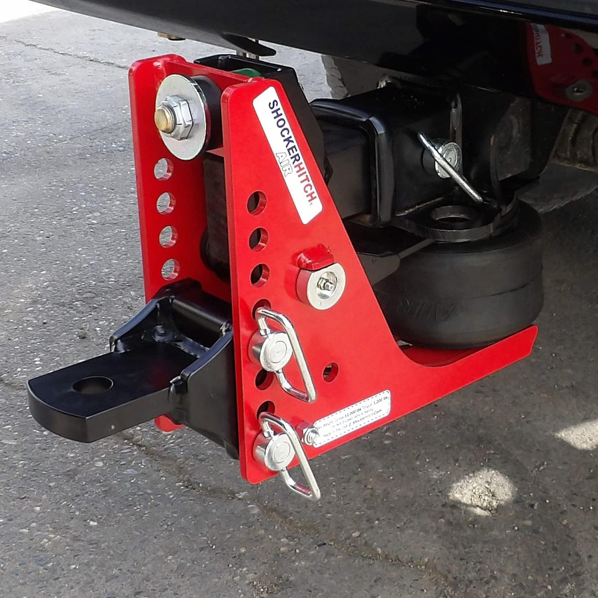 Air Hitch with Drawbar Ball Mount, Fits 2" Hitch - 12,000 lbs D829