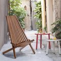 Folding Low Profile Acacia Wood Outdoor Chair B2210