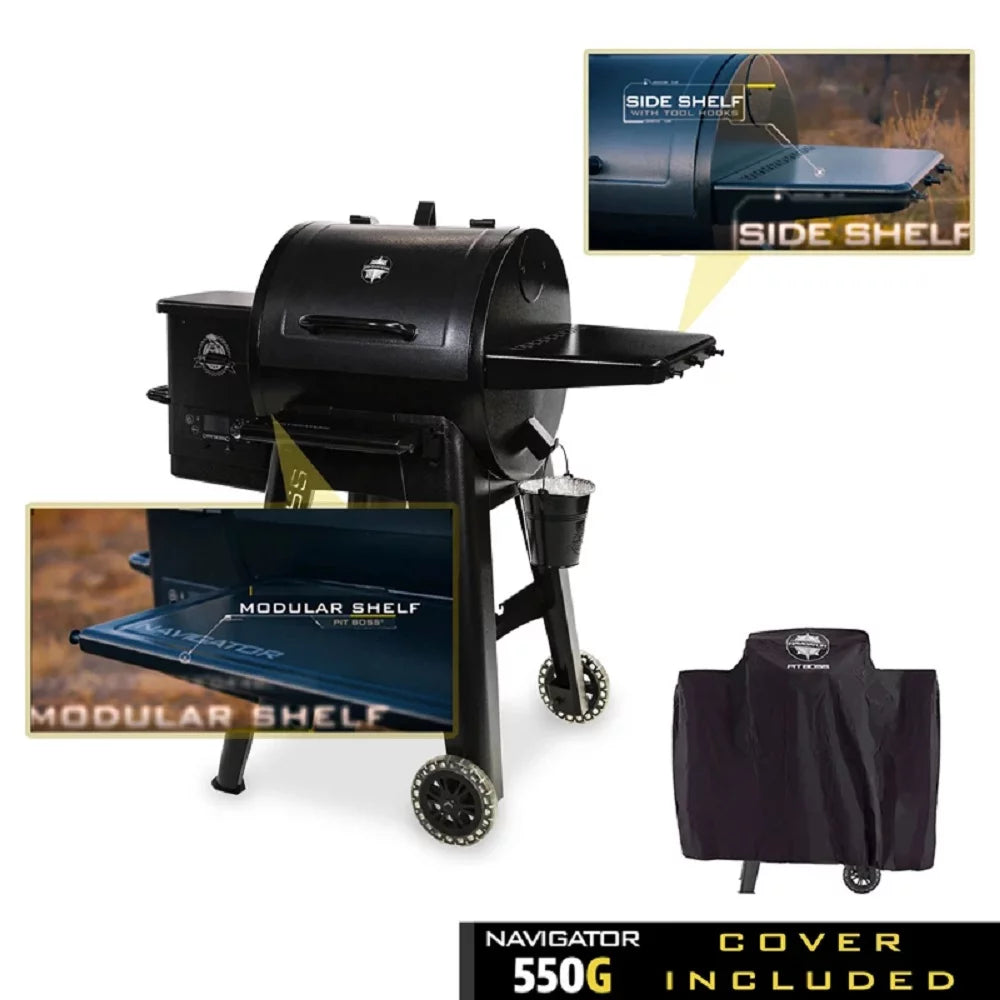 Black & Gray Pellet Grill X724