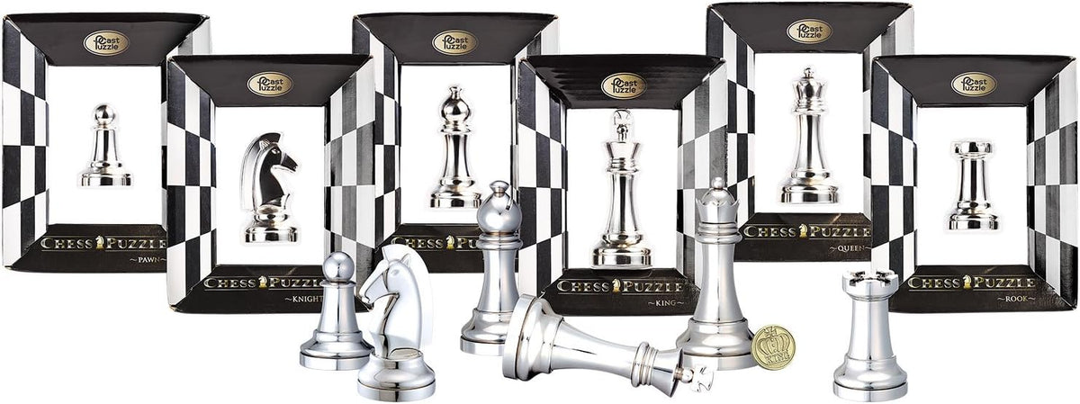 Chess Puzzle Set of 6 Pieces J733656