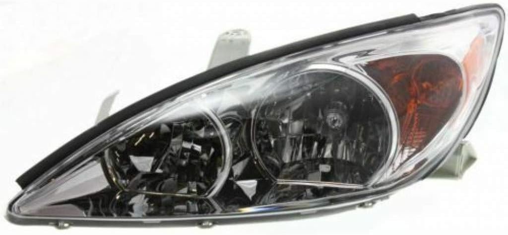 Chrome Driver Side Headlight Assembly for Toyota Camry 2002 2003 2004 T864