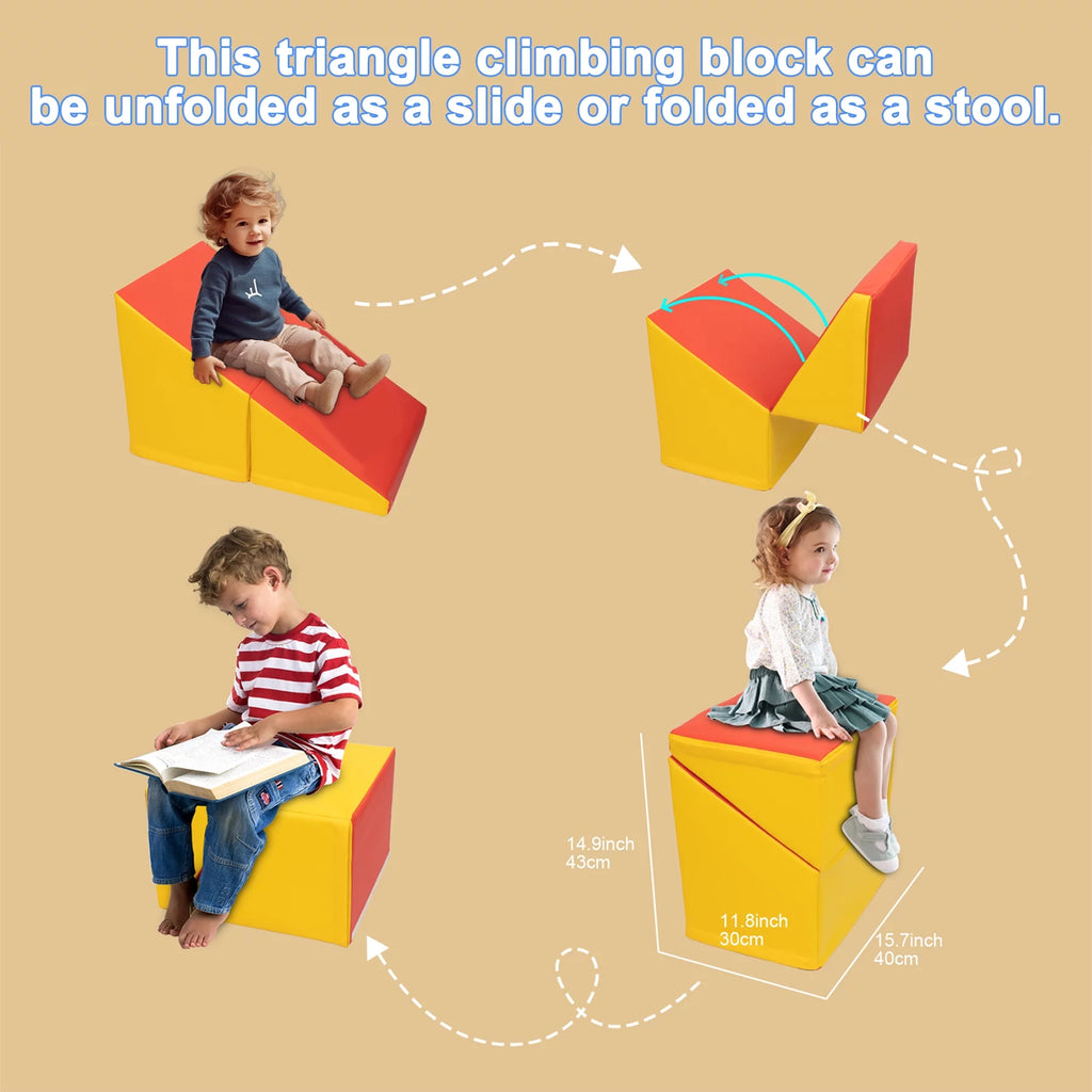 Foam Climb and Crawl Playset 5 Piece Set L658312