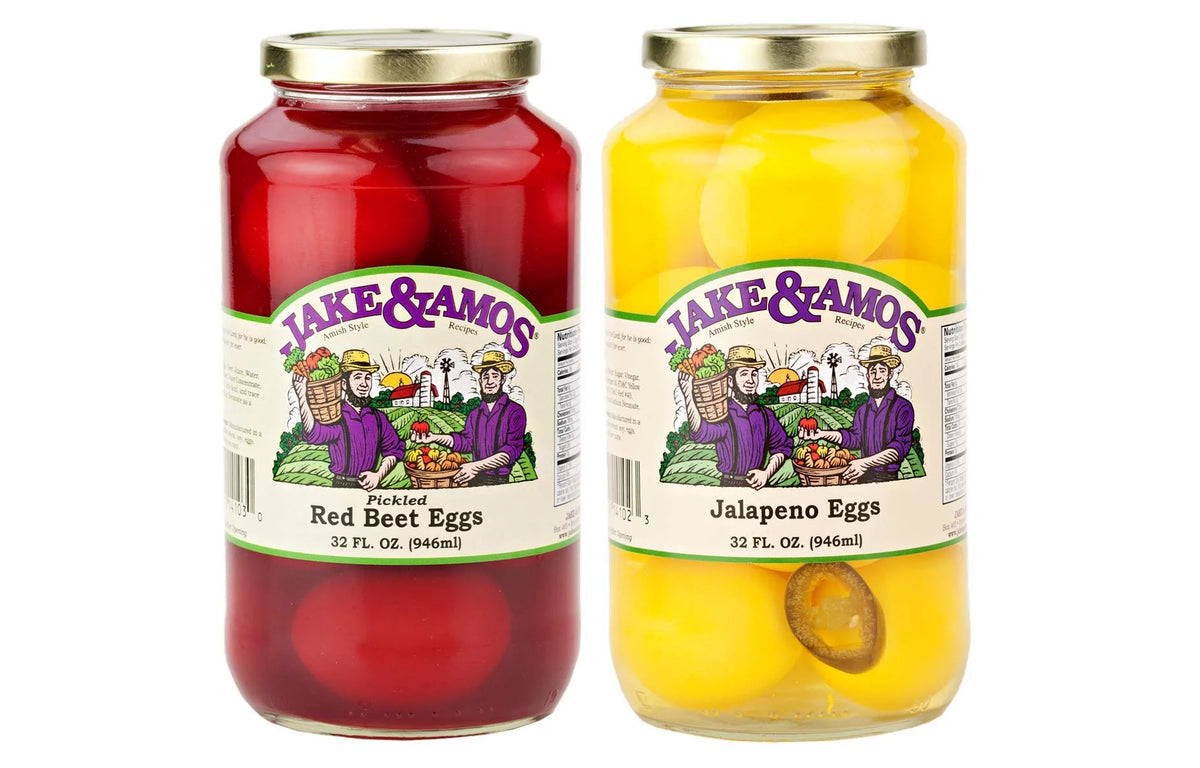 Red Beet & Jalapeno Pickled Eggs 2-Pack 34 oz Y646