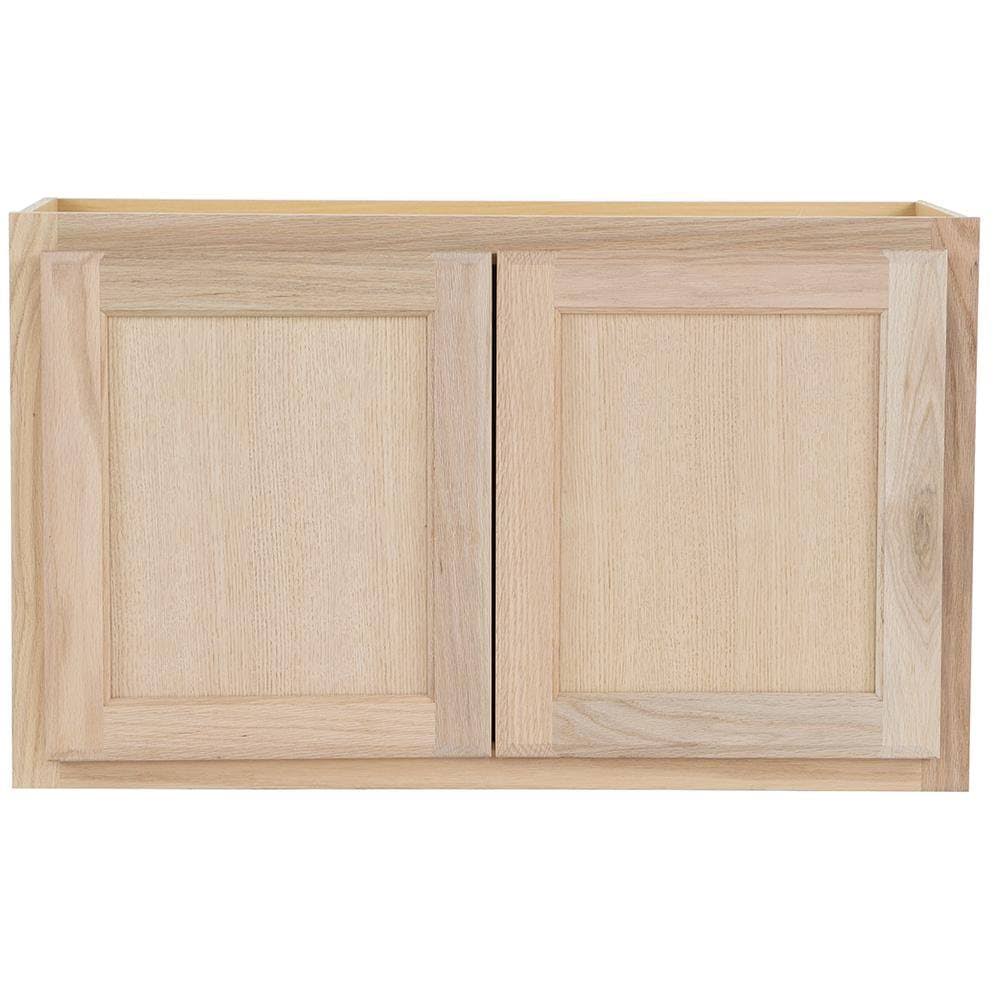 Natural Unfinished Oak Wall Cabinet D68968