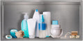 24x12 Brushed Stainless Steel Recessed Shower Shelf T881
