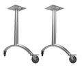 Silver Steel Arc Legs, Set of 2 H2174