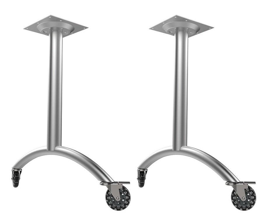 Silver Steel Arc Legs, Set of 2 H2174