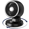 Portable Table Fan with 90° Auto-oscillation, 6 Tilting Head Settings, 3 Speeds Y477