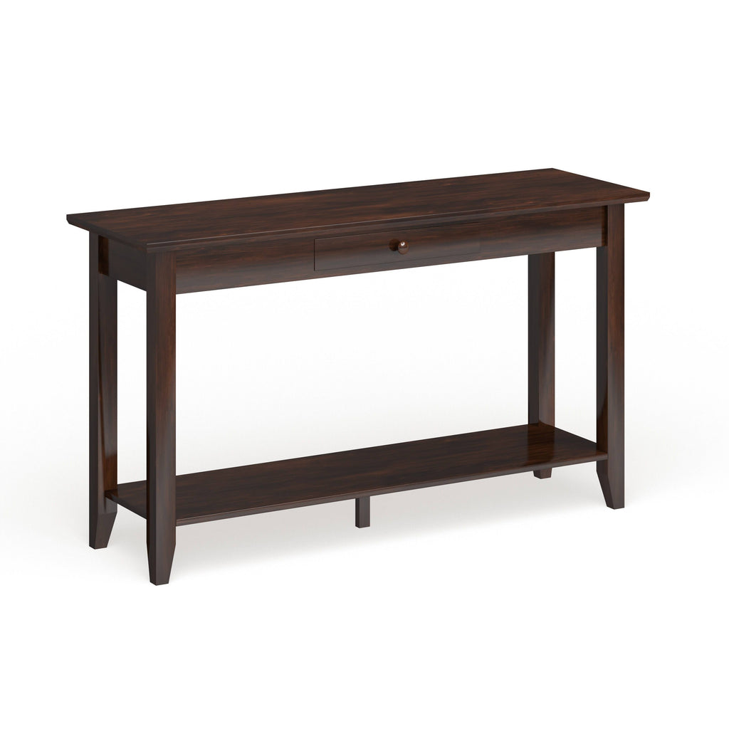 Espresso Single-Drawer Console Table M635209