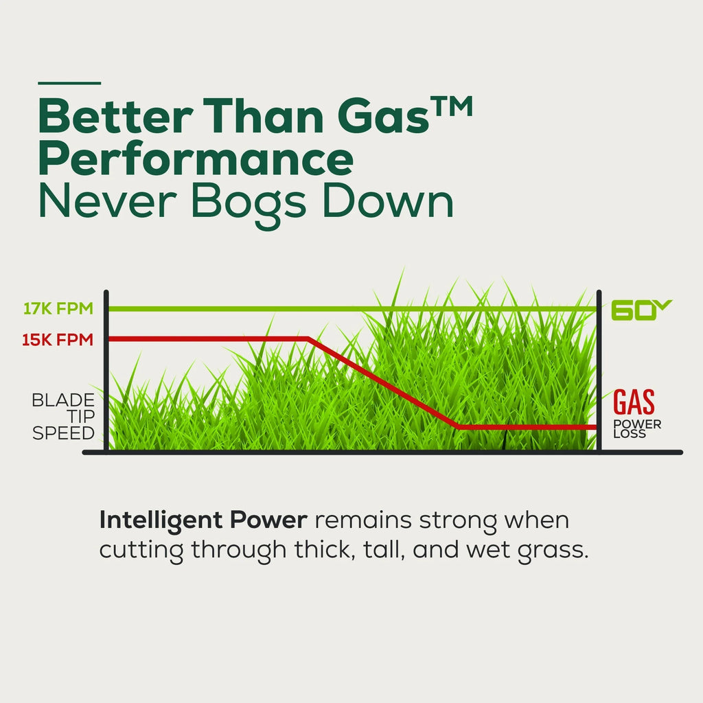 60V 42" Electric Zero Turn Mower with 8 Ah Batteries D28025