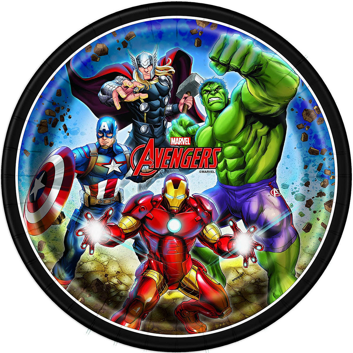 Avengers Birthday Decorations Plates Napkins Cups Table Cover Banner Plastic Cutlery Serves S233514