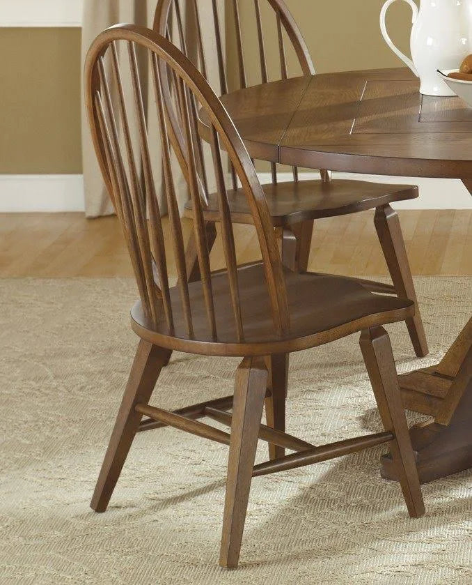 Windsor Back Side Chair in Oak Y8508