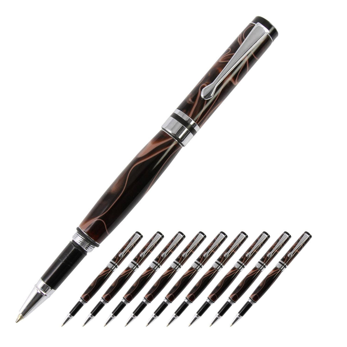Roller Ball Pen Kit Chrome 10 Pack Y31667