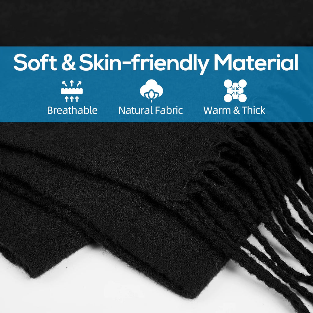 Heated Scarf Black Q7143