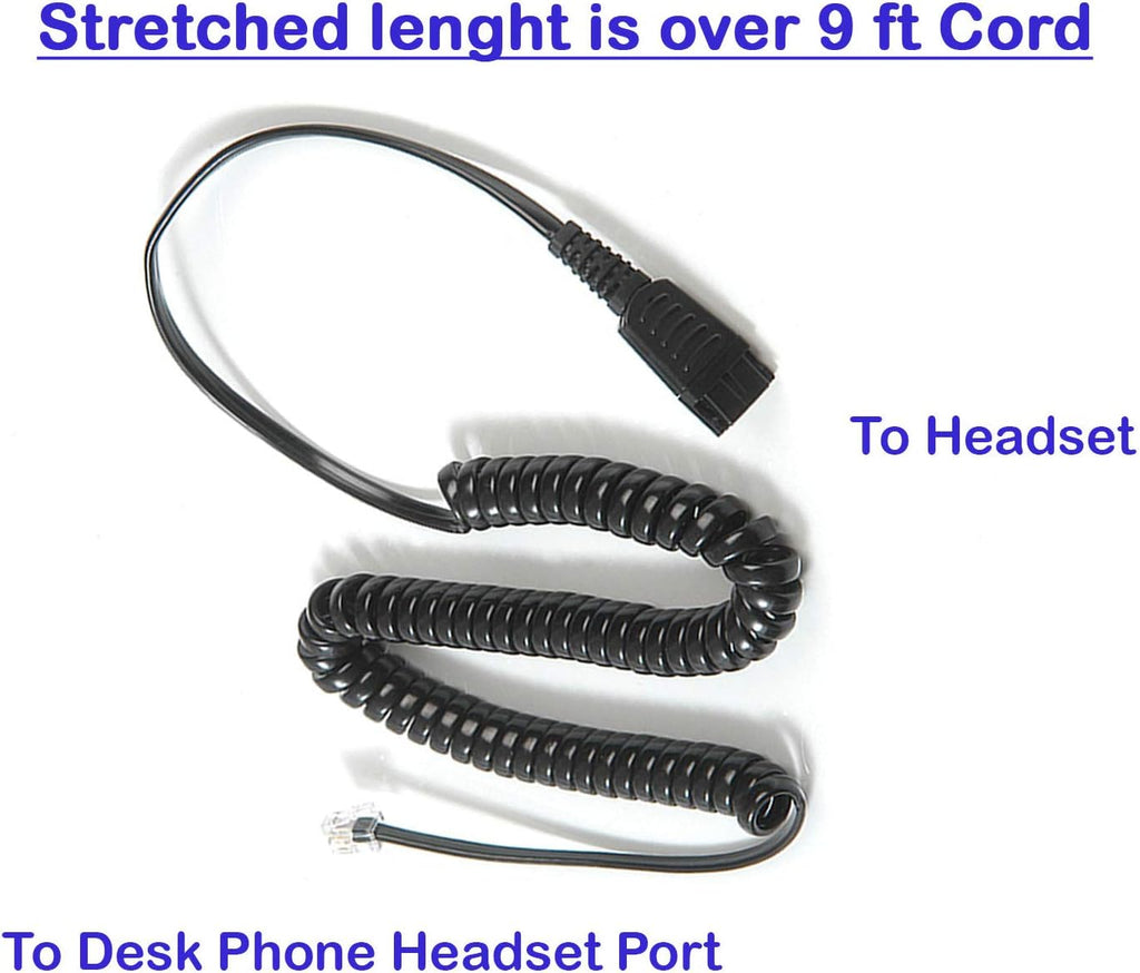 Noise Cancelling Binaural Headset with Quick Disconnect Cord Y377