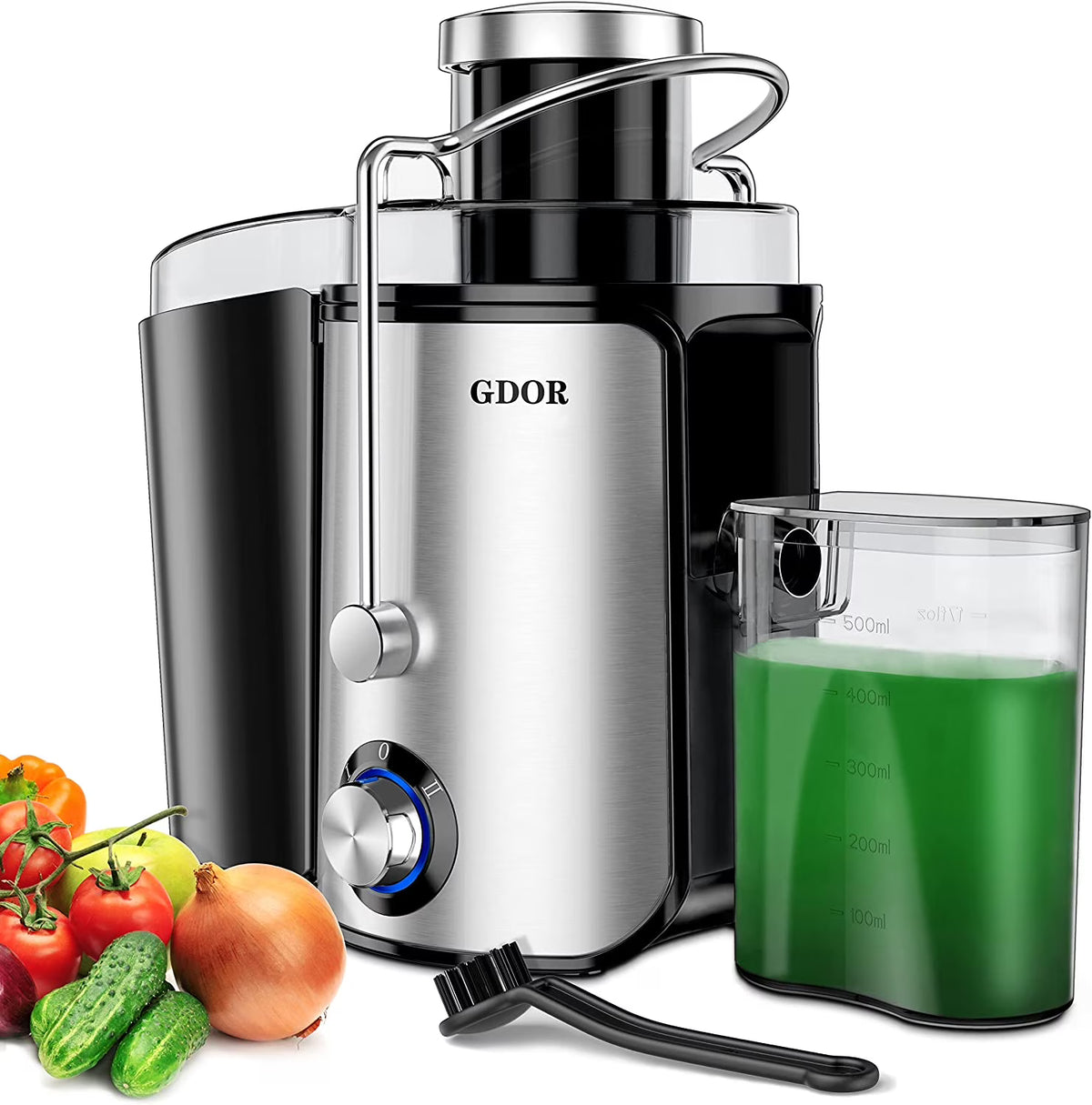 1000W Centrifugal Juicer, Silver D349