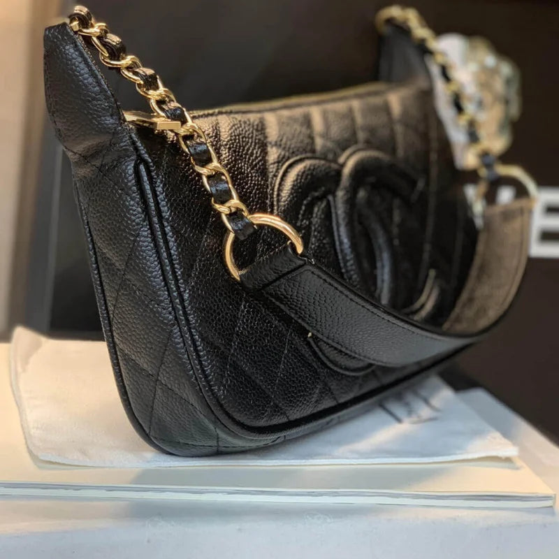 Grained Leather Hobo Bag C543723