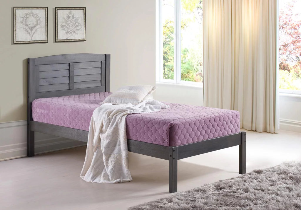 4-Pc Bedroom Set Antique Gray H5071
