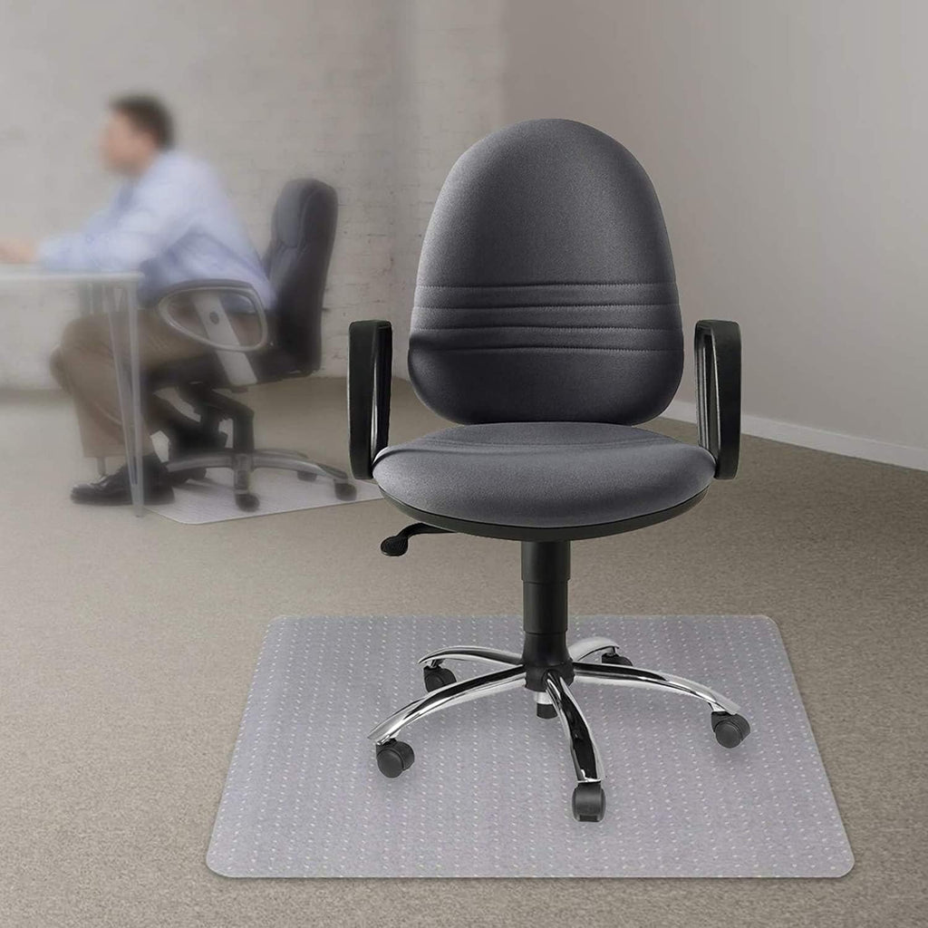 Transparent Office Chair Mat for Carpets with Studs (36 X 48 Rectangle) B608967