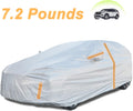 6 Layers Waterproof Cotton SUV Car Cover with Zipper O5906