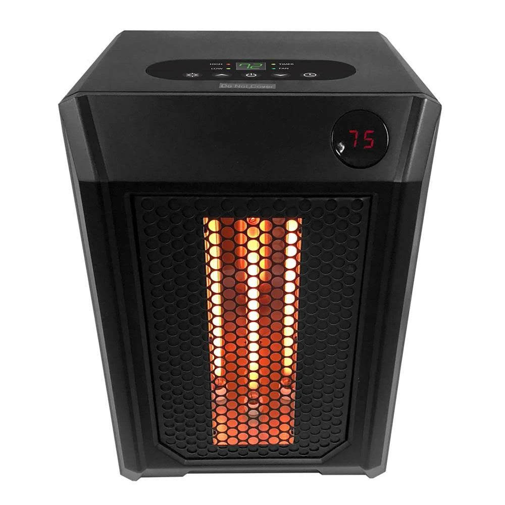 1,500-Watt Electric Infrared Portable Space Heater with Remote Control K3918
