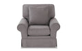 Charcoal Gray Transitional Polyester Chair Y5654