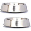 2 Pack Stainless Steel Non Skid Pet Bowl Q209480