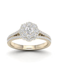 3/4Ct TDW Diamond 14k Yellow Gold Engagement Ring H22665