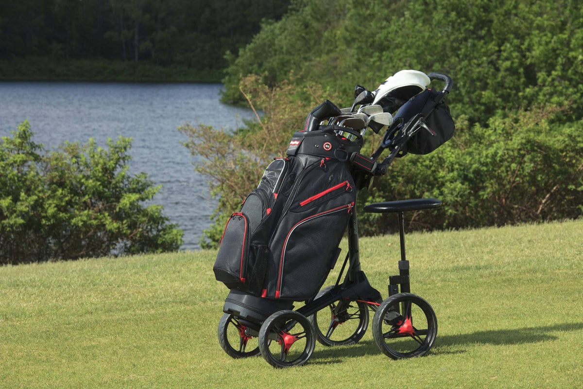 Charcoal/Black/White Cart Bag V114