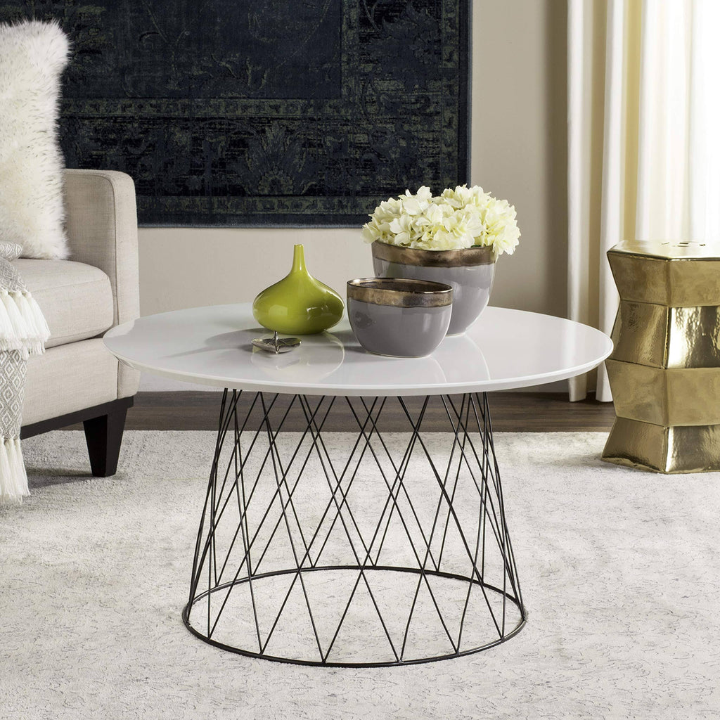 White Lacquer Coffee Table V63664