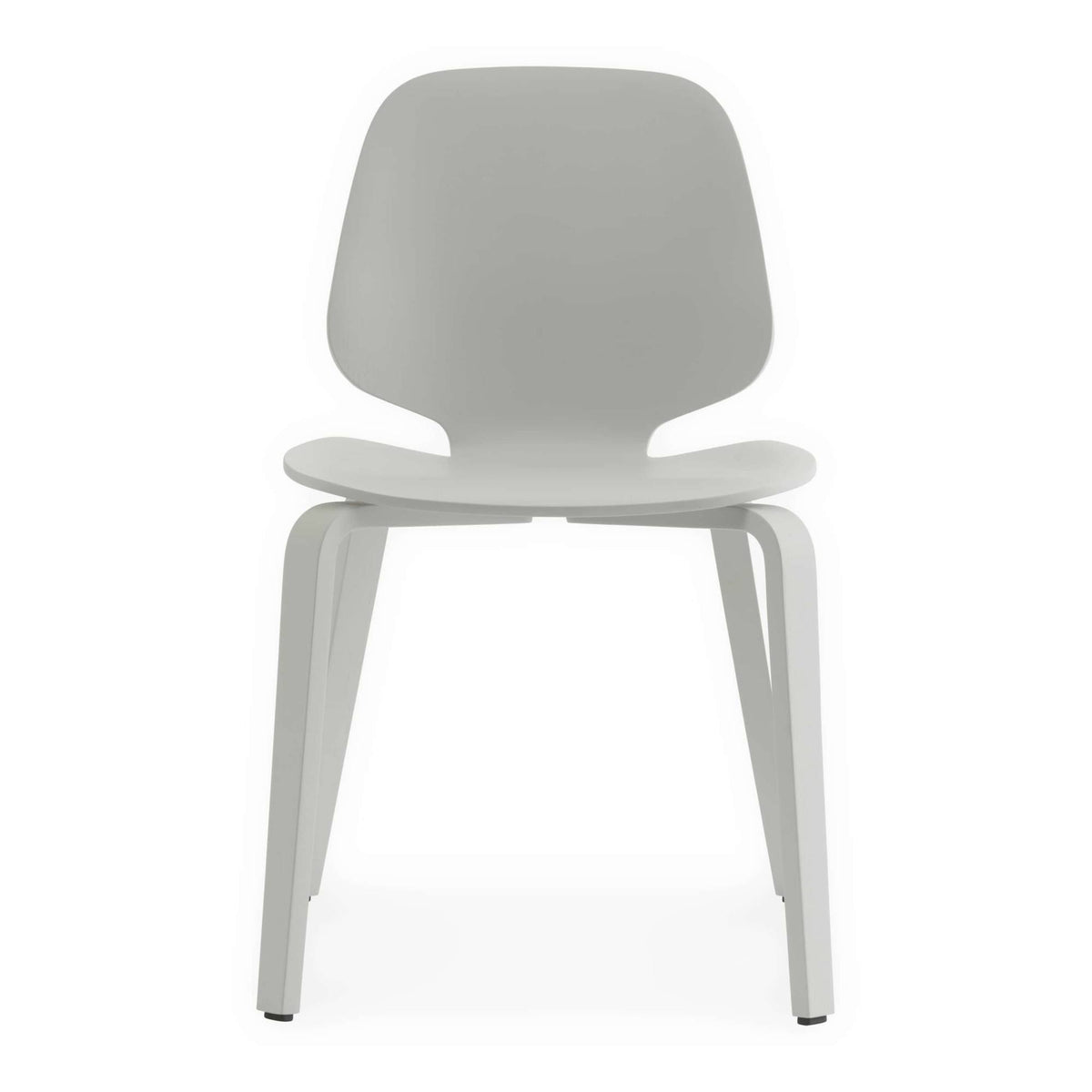 Light Grey Wood Base Chair A17800