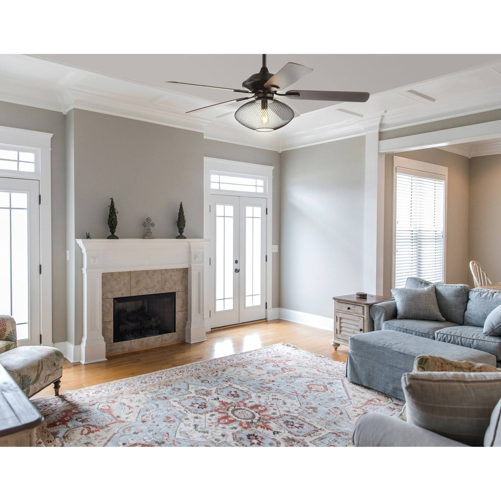 52 inch 1-Light LED Ceiling Fan with Remote, Oil Rubbed Bronze Z719115