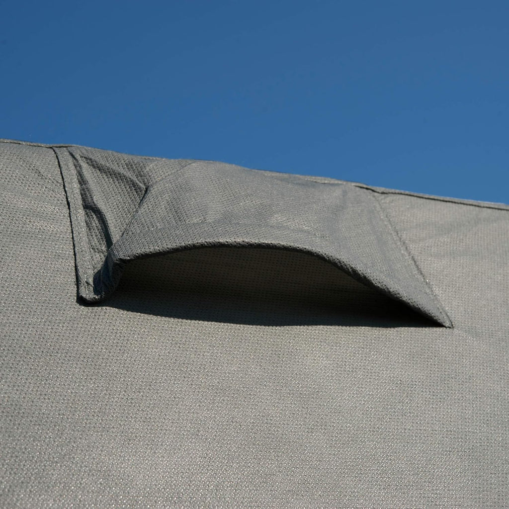 Folding Camper RV Covers, Gray, Polypropylene, Pack of 2 N143