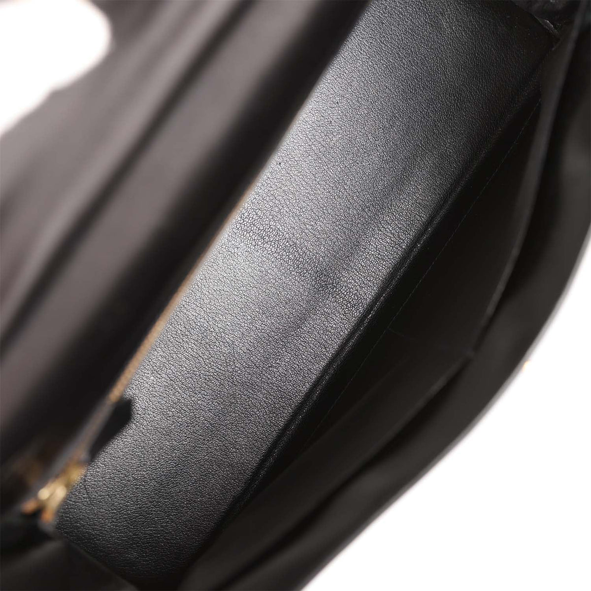 Black Leather Handbag C5596