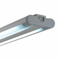 3 Wire Grounded Twin Adjustable T5 Fluorescent 28W Undercabinet Fixture, 3000K - Silver B225