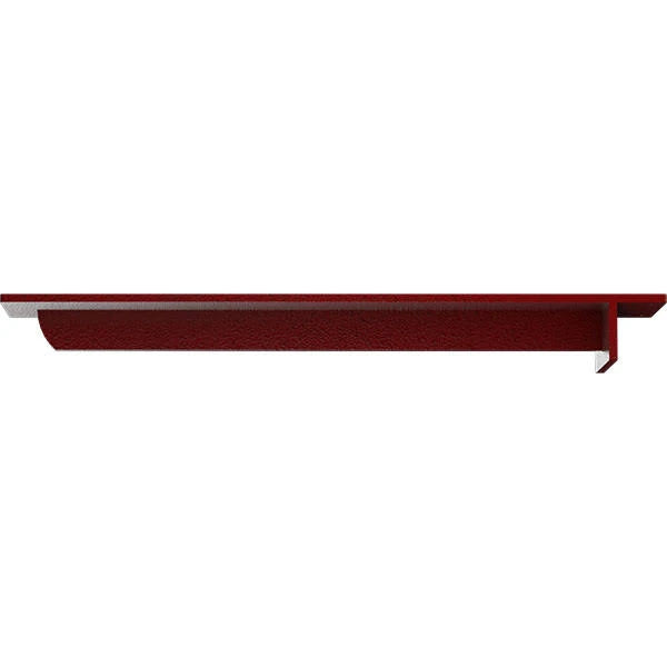 Hammered Bright Red Steel Bracket F401189