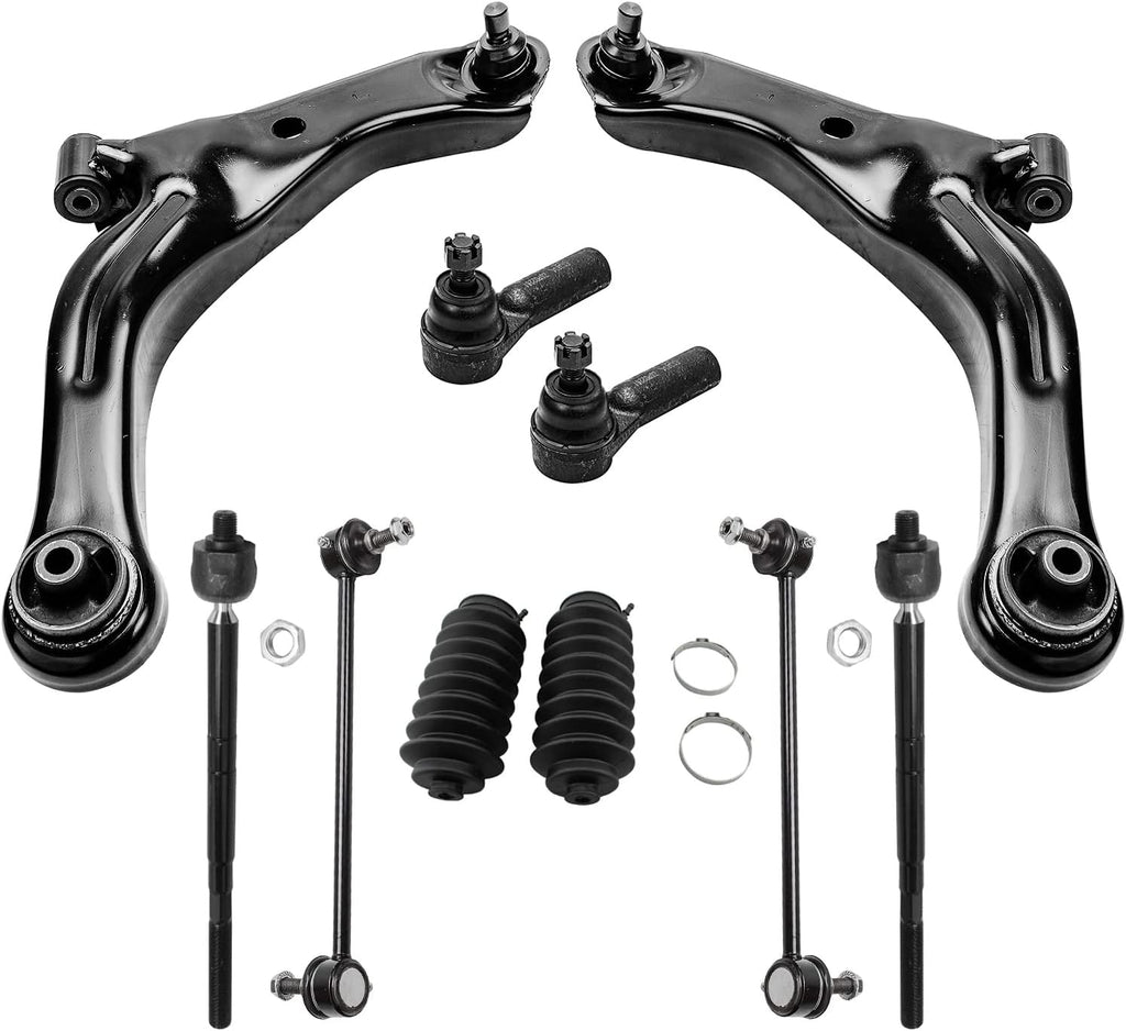 Front Lower Control Arm with Ball Joint Sway Bars Tie Rods S531