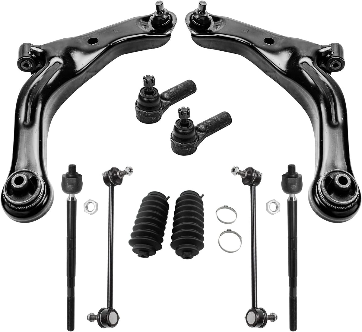 Front Lower Control Arm with Ball Joint Sway Bars Tie Rods S531