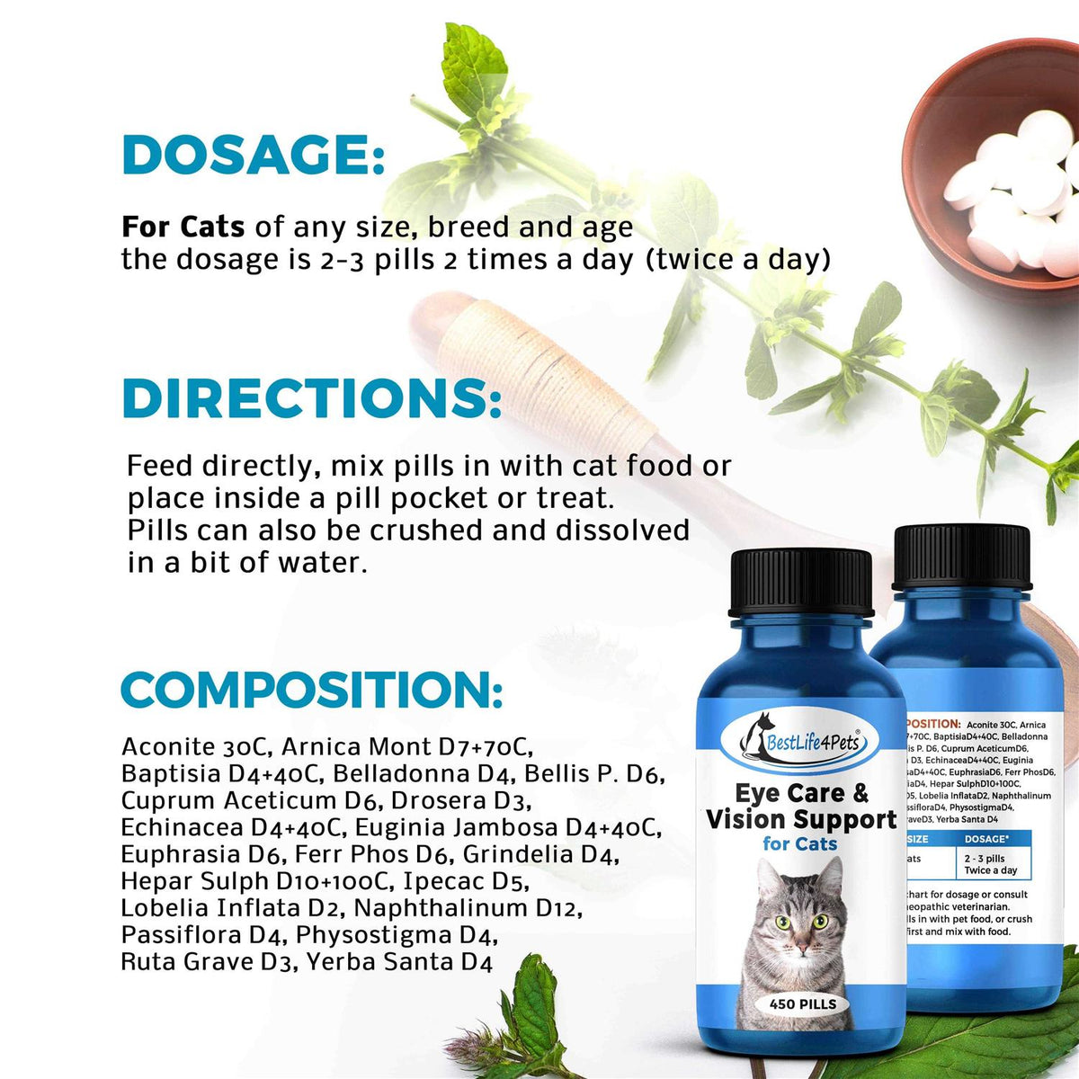 Eye Care and Vision Support for Cats R82488