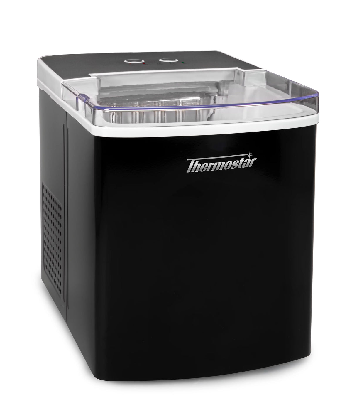 33-Pound Automatic Portable Countertop Ice Maker Machine, Black & Stainless Steel W9294