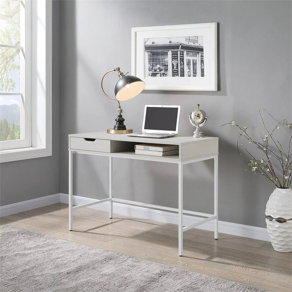 40" Wood Writing Desk with Drawer F4568