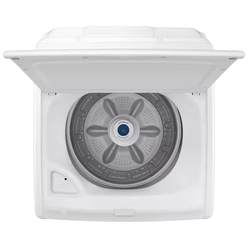 4 cu. ft. Top Load Washer with Agitator and Soft Close Lid in White D809